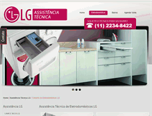 Tablet Screenshot of lgassistenciatecnica.com